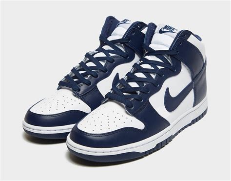 nike dunks high midnight navy|nike dunk high navy blue.